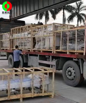 大批切菜機及洗菜機等蔬果前處理加工機械發貨交付客戶！