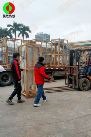 山東客戶訂購我司新研發智能渦流清洗線系統！