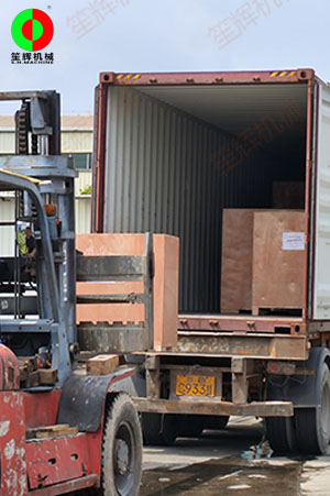 印尼客戶蔬果加工設備裝柜交付！